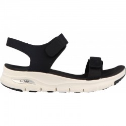 SANDALIA SKECHERS MUJER  ARCH FIT TOURISTY 119247BLK NEGRA