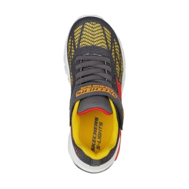 SKECHERS NIÑO NARANJA Y AMARILLO FLUOR 400137LNVMT