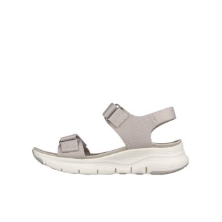 SANDALIA SKECHERS MUJER  ARCH FIT TOURISTY 119247/BLK NEGRA