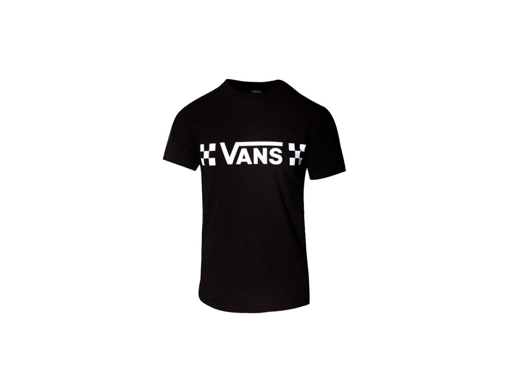 Camisetas Vans V - Comprar Vans Negra - Baratas