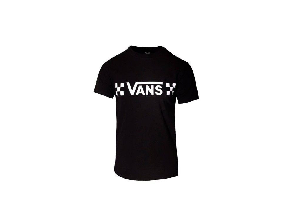 Admisión natural cura Camisetas Vans Drop V - Comprar Vans Camiseta Mujer - Negra - Baratas