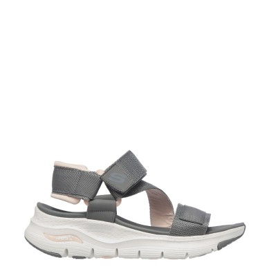 SANDALIA SKECHERS MUJER  ARCH FITPOP RETRO 119249GYPK GRIS