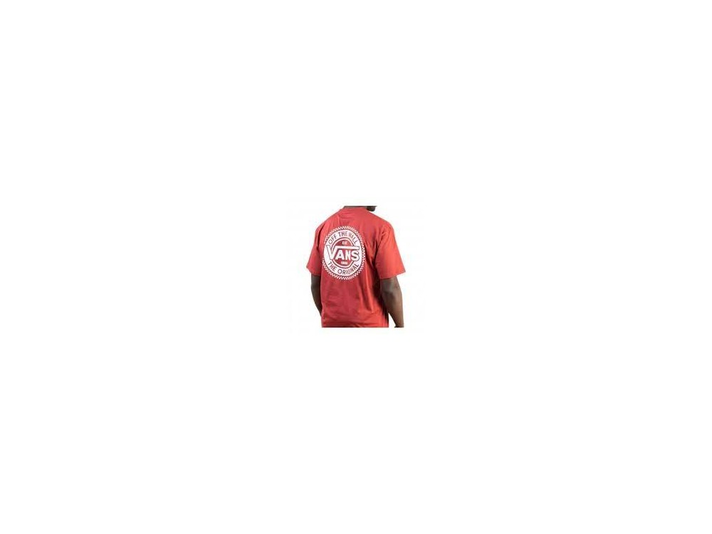 Camiseta vans roja deals