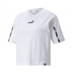 PUMA CAMISETA POWER TAPE CROPPED TEE BLANCA 84711602