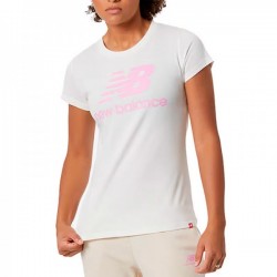 NEW BALANCE CAMISETA MUJER WT91546 BLANCO ROTO