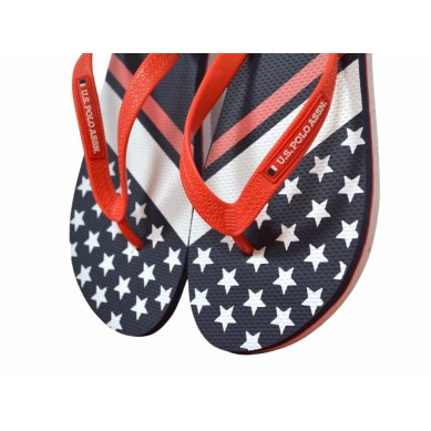 CHANCLAS HOMBRE US POLO ASSN VAIAN007U/2G1 ROJAS, BLANCAS Y AZULES