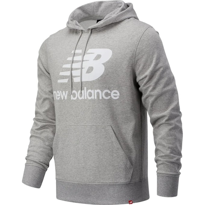 NEW BALANCE SUDADERA HOMBRE ESSE ST LOGO POHO MT03558 GRIS