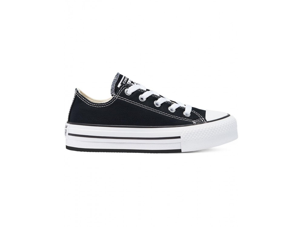 Ser mucho Tristemente Converse Plataforma junior // Comprar Convers negras