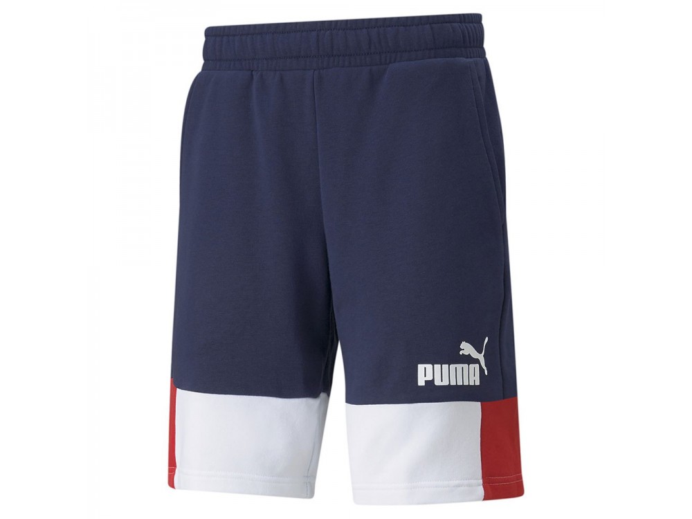 Venta Pantalones Cortos Puma ESS+ Block Para Hombre Azul Marino Chandal  847429 06