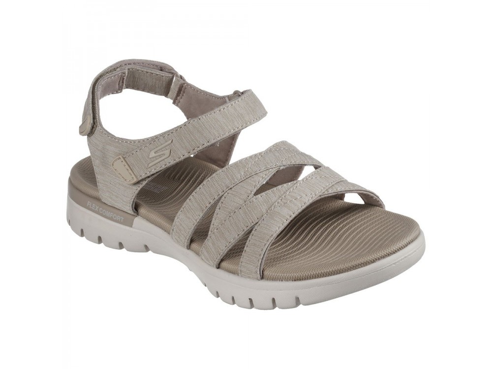 Comprar Skechers // Sandalias Beige Mujer Baratas 140318TPE