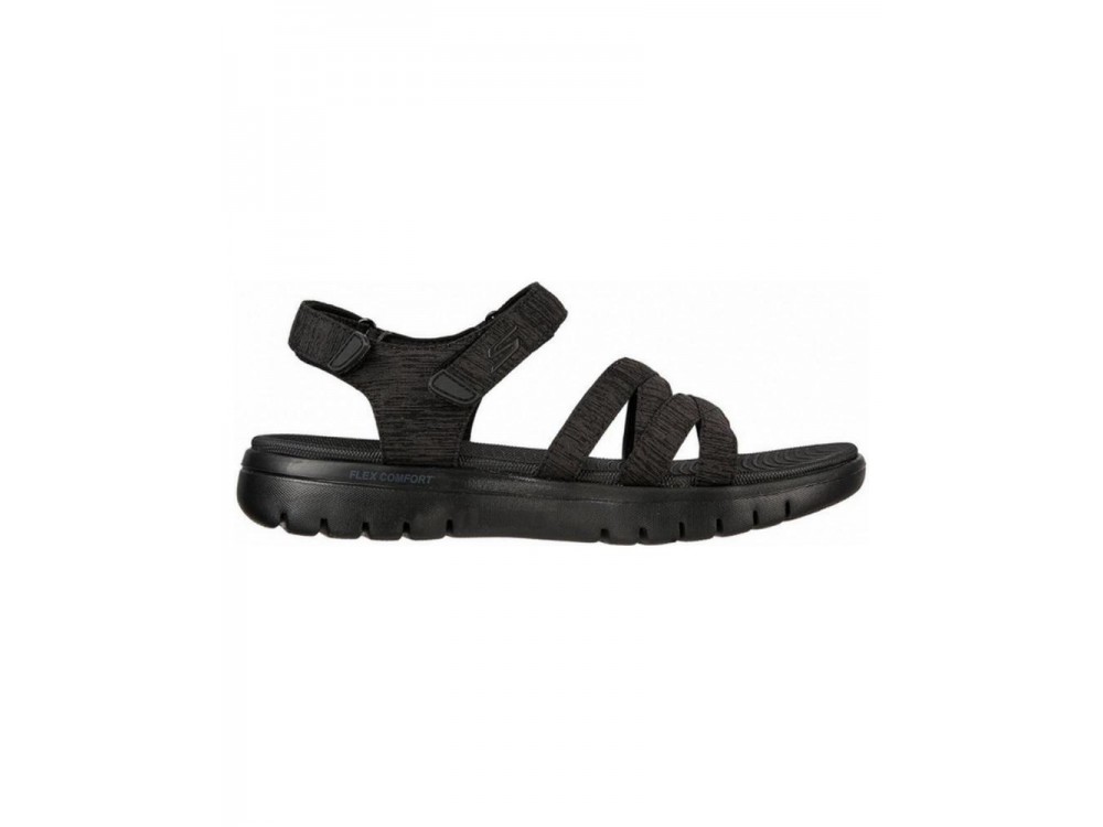 Comprar // Sandalias Skechers Negra Mujer 140318BBK