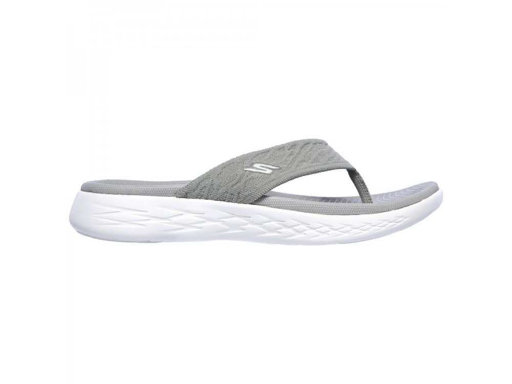 CHANCLAS SKECHERS MUJER ON THE GO 600 SUNNY GRIS 140037/GRY