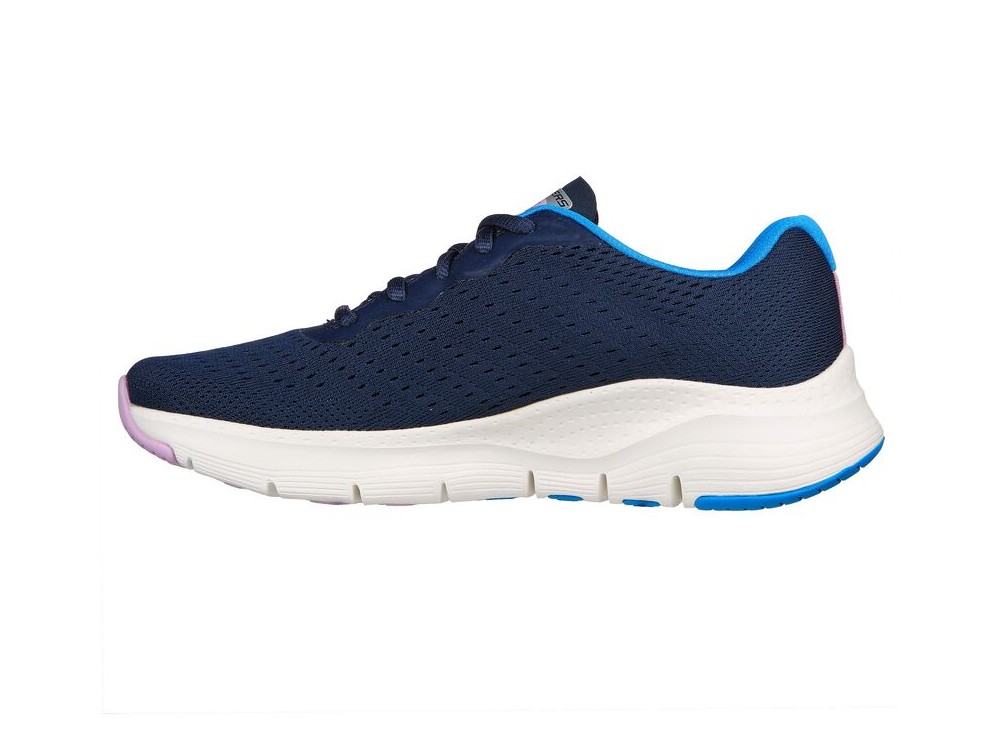 SKECHERS MUJER ARCH FIT INFINITY 149722 NVMT MUJER AZUL 