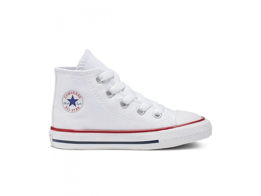 Humorístico Huelga Parecer CONVERSE bota Bebe Blancas : Converse Zapatilla Bota Bebe 7J253C Blanca  Baratas.