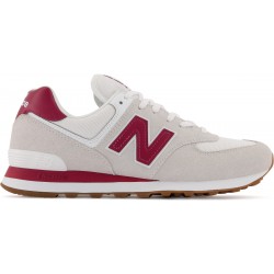 NEW BALANCE ML574 TE2 ZAPATILLAS HOMBRE BEIGE Y GRANATE