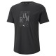 PUMA CAMISETA RUN LOGO SS TEE HOMBRE 522423-01 NEGRA