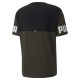 PUMA CAMISETA POWER COLORBLOCK HOMBRE 849801-70 NEGRA Y VERDE