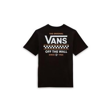 VANS STACKTON CAMISETA NEGRA HOMBRE VN0A7Y4GBLK