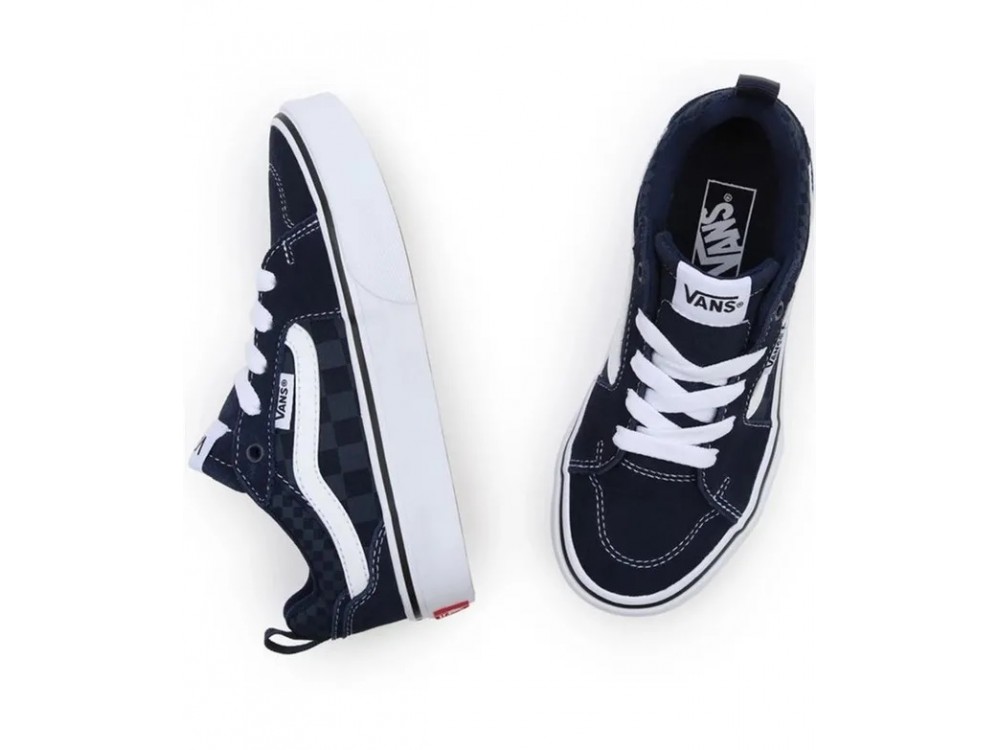 despreciar Admirable Endurecer Zapatillas Vans Filmore Niño | Precio Vans Niño Baratas Azul y Blanca