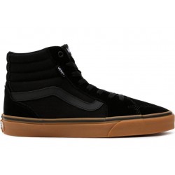 Zapatillas Bota Vans Filmore HI Suede Canvas Negro/Marrón