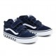 ZAPATILLAS VANS WARD MID V AZUL BLANCO NIÑO/A VN0A5HZ9LKZ1