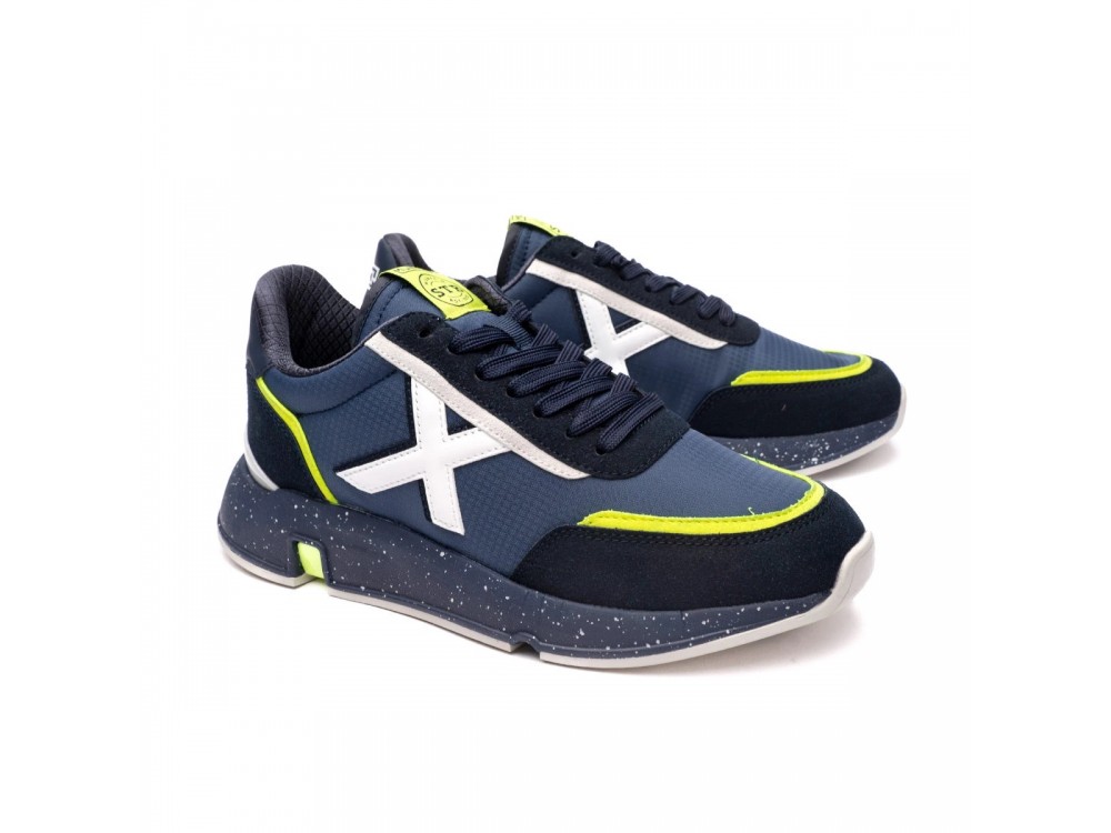 Mus Oceanía radical Zapatilla Munich Hombre Azul // Rebajas Munich Azul Blanca // Munich Baratas