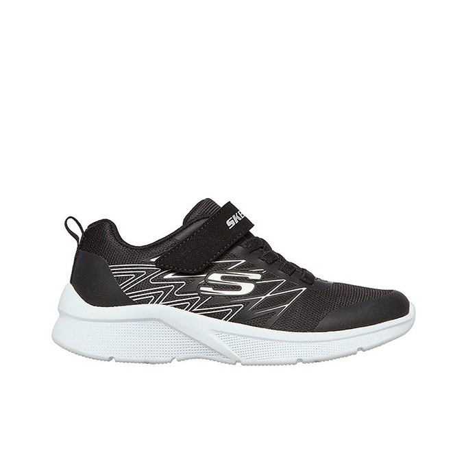 SKECHERS MICROSPEC TEXLOR DEPORTIVO RUNNING NIÑOS 403770L BKSL NEGRA