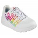 ZAPATILLA SKECHERS BLANCA NIÑA Love Brights 314061L WMLT JGoldcrown