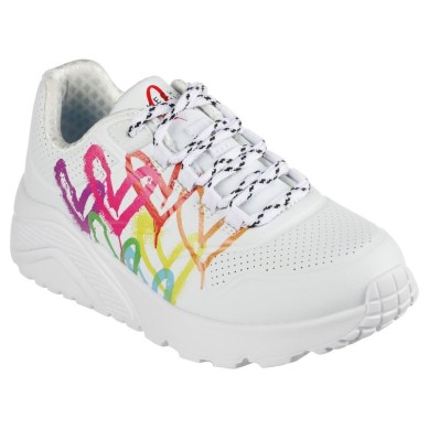 ZAPATILLA SKECHERS BLANCA NIÑA Love Brights 314061L WMLT JGoldcrown
