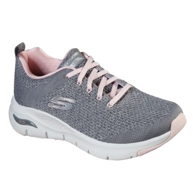 SKECHERS MUJER ARCH FIT INFINITE ADVENTURE  149058/GYPK GRIS