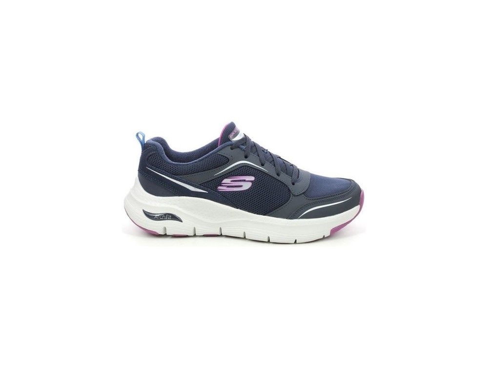 Mujer // Comprar Zapatillas Skechers Arch Fit Baratas Online 149413/nvpr Azul Marino