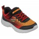 SKECHERS GO RUN 650 NORVO NIÑO 405035L/BKRD NEGRA Y NARANJA
