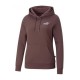 PUMA SUDADERA ESS EMBROIDERY HOOD MUJER 670004 75 MARRON