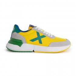 Zapatilla Munich Hombre Brasil Amarilla // Rebajas Munich Brasil Mundial // Outlet  Munich Baratas Mundial