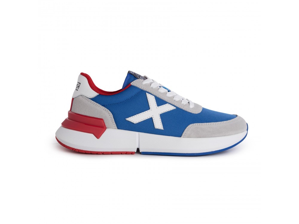 Zapatilla Munich Hombre Francia Azul // Rebajas Munich Francia Mundial //  Outlet Munich Baratas Mundial Rojas Francia