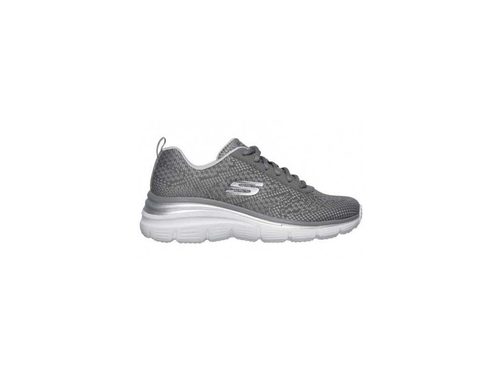 Zapatillas SKECHERS 12614-gymn gris para mujer