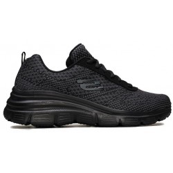 ZAPATILLA SKECHERS FASHION FIT NEGRA  12719 BBK