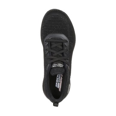 SKECHERS MUJER SQUAD GLAM NEGRO 32502BKSL