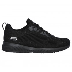 SKECHERS MUJER SQUAD GLAM NEGRO 32502BKSL