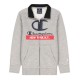 CHÁNDAL CHAMPION FULL ZIP  NIÑO 306179 GRIS Y NEGRO