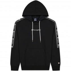 SUDADERA CHAMPION HOODED CREWNECK HOMBRE 217829 NEGRA