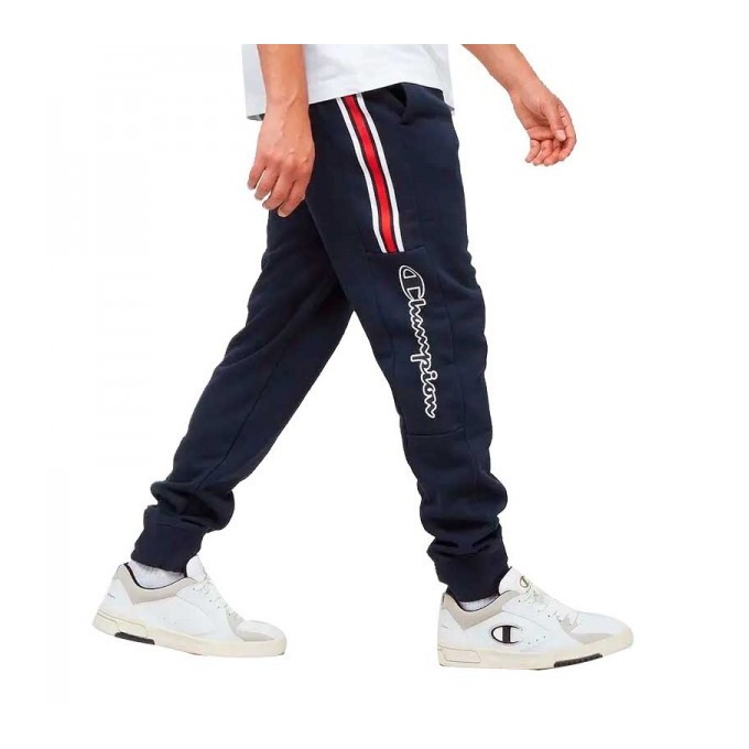 PANTALON CHAMPION LAGACY ELASTIC CUFF HOMBRE 217846 MARINO