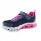 ZAPATILLAS SKECHERS 302317L NVMT LUCES NIÑA MARINO CORAZONES