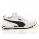 PUMA ST RUNNER v3 L PIEL HOMBRE 384855 09  BLANCA Y NEGRA