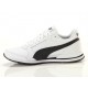 PUMA ST RUNNER v3 L PIEL HOMBRE 384855 09  BLANCA Y NEGRA