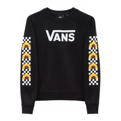 SUDADERA VANS SUNLIT CREW NIÑA NEGRA VN0A7RTXBLK