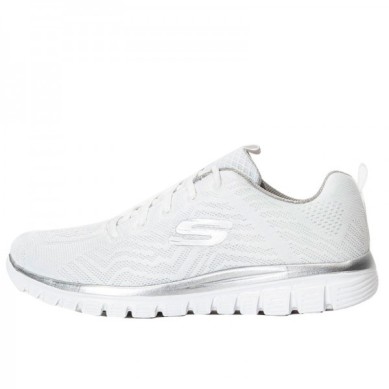 SKECHERS GRACEFUL GET CONNECTED MUJER 12615WSL BLANCAS
