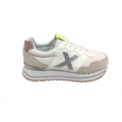 ZAPATILLA MUNICH DASH SKY 10 MUJER 1699010 BLANCA Y ROSA