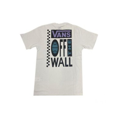 VANS CAMISETA NIÑO GLOBAL STACK VN0009B1WHT BLANCA