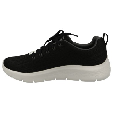 SKECHERS GO WALK FLEX STRIKING LOOK MUJER 124960/BKW NEGRA